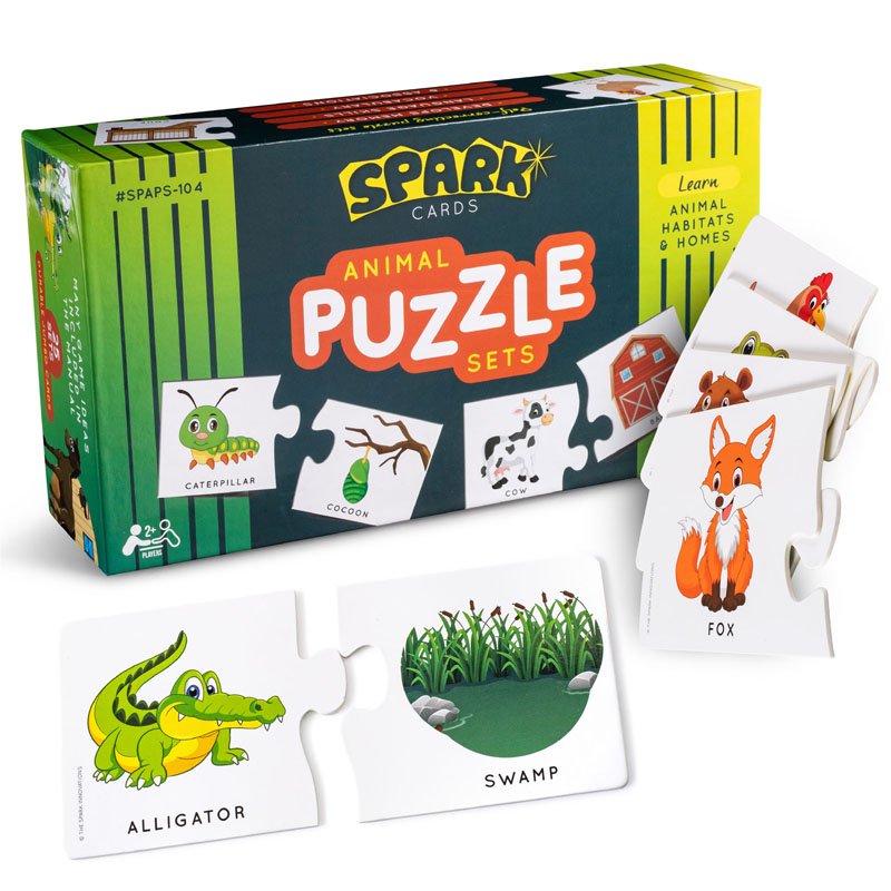 Animal Home and Habitat Matching Puzzle