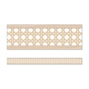 True to You Woven Cane Straight Bulletin Board Borders