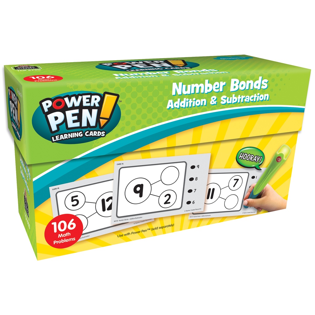 Power Pen Learning Cards: Addition & Subtraction