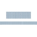 Classroom Cottage Blue Petals Straight Border Trim