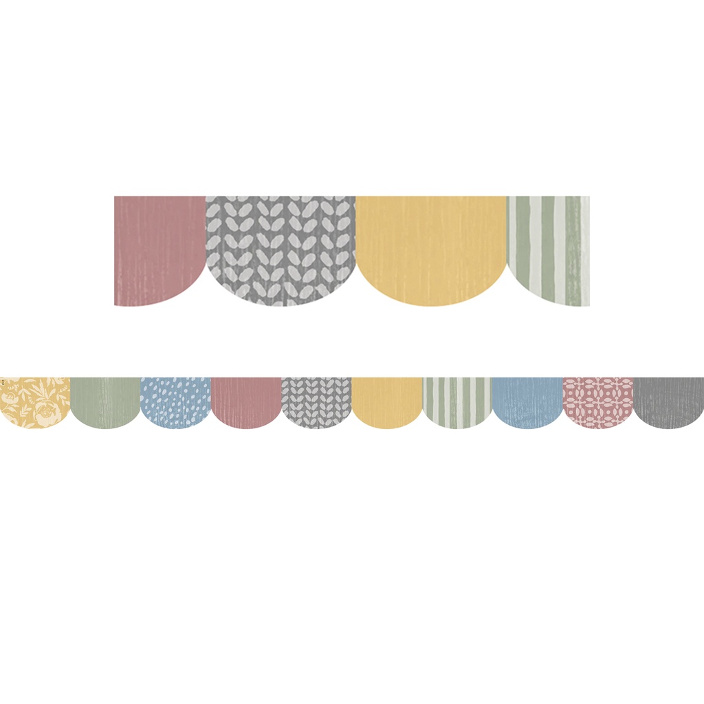 Classroom Cottage Scalloped DieCut Border Trim