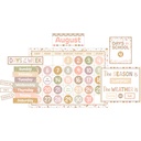 Terrazzo Tones Calendar Bulletin Board