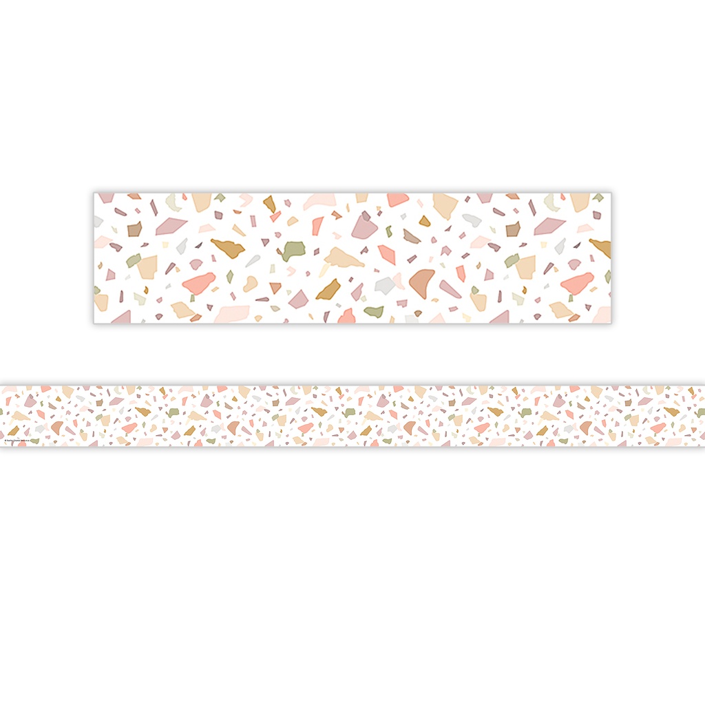 Terrazzo Tones Straight Border Trim