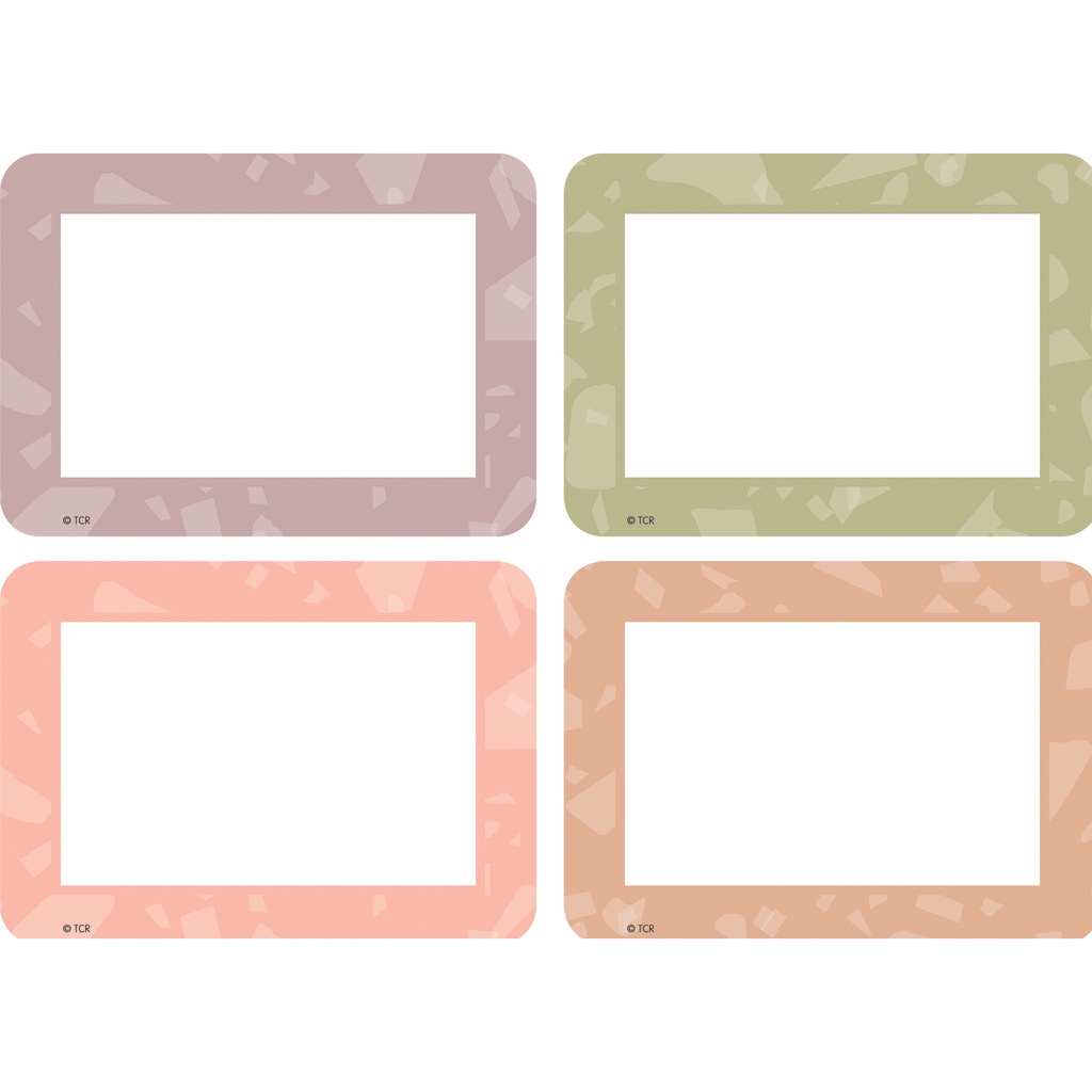 Terrazzo Tones Name Tags/Labels  MultiPack