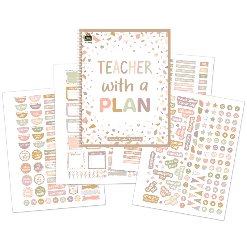 Terrazzo Tones Teacher Planner