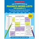 The Ultimate Book Of Phonics Word Lists, Grades 4-5