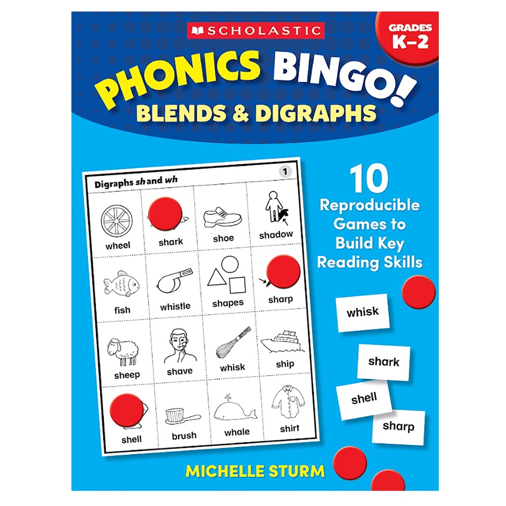 Phonics Bingo! Blends & Digraphs