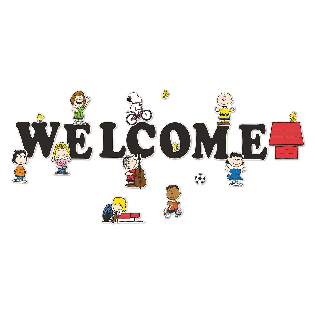 Peanuts Giant Welcome  Bulletin Board Sets