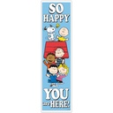 Peanuts So Glad You Are Here! Banners  Vertical