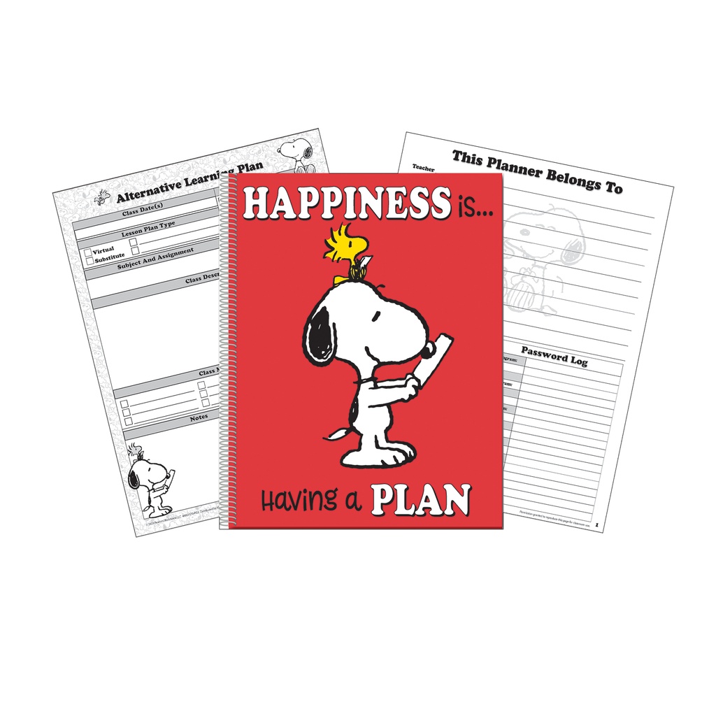 Peanuts Lesson Plan & Record Books