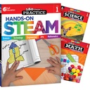 180 Days STEAM, Science, & Math Grade 1: 3-Book Set