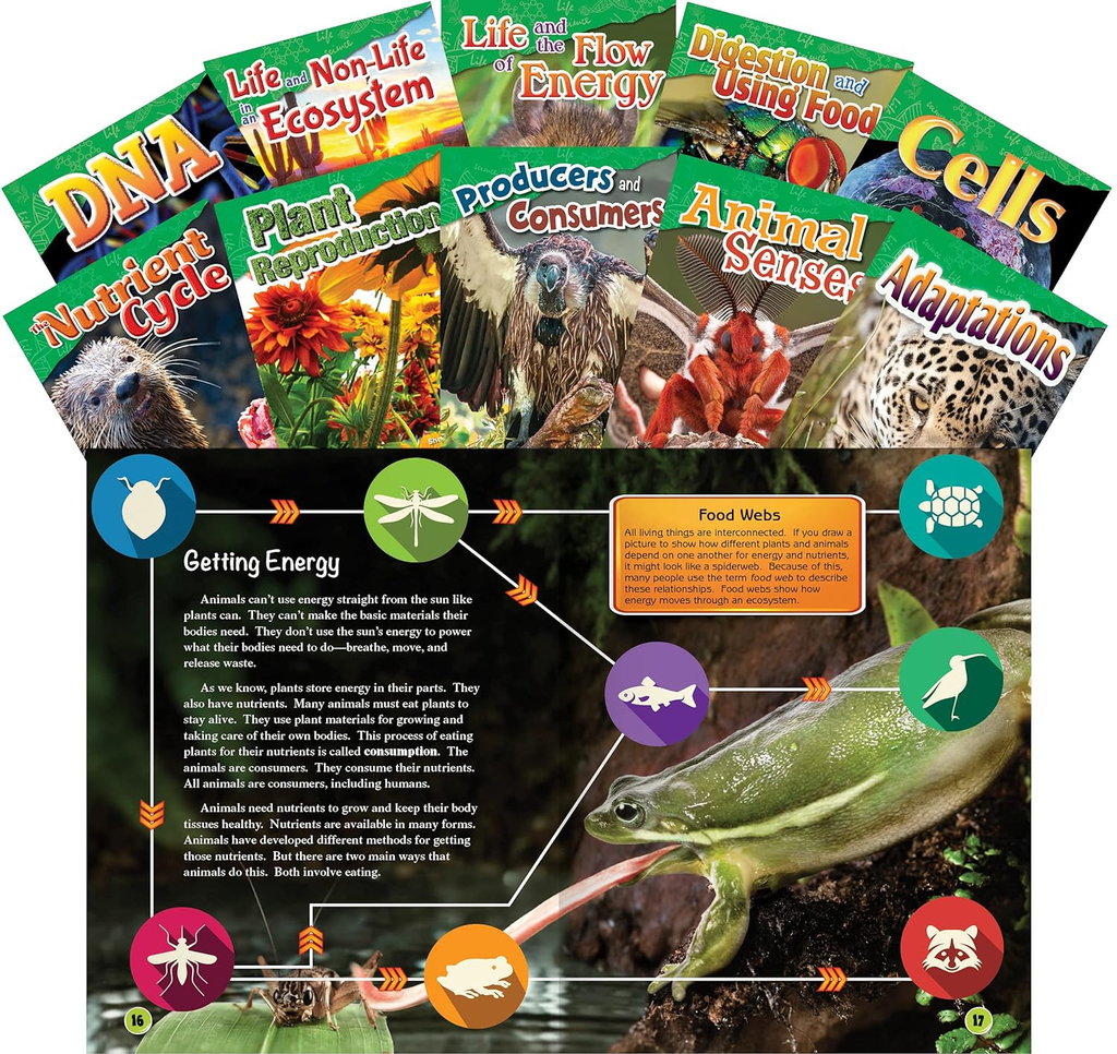 Let's Explore Life Science Grades 4-5, 10-Book Set