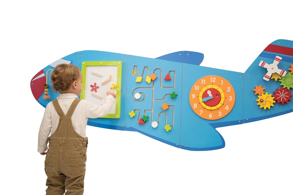 Spark & Wow Airplane Activity Wall Panel