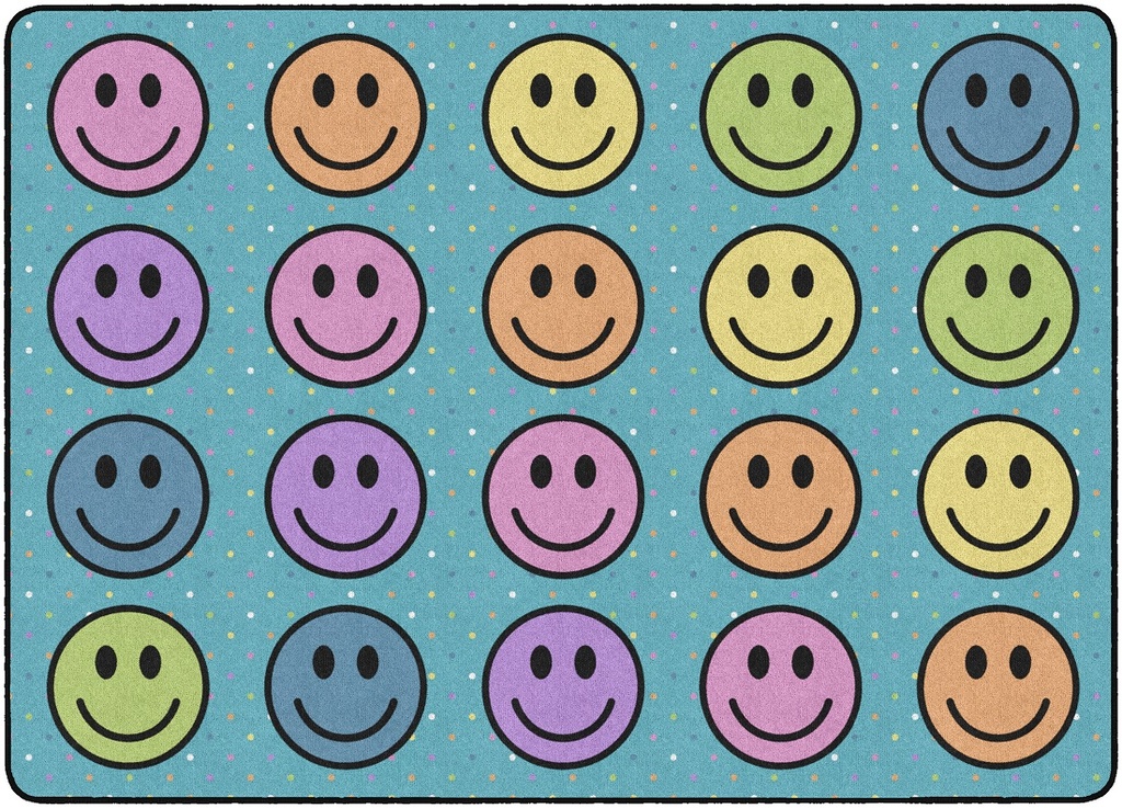 Smiley Seating Rectangle Rug