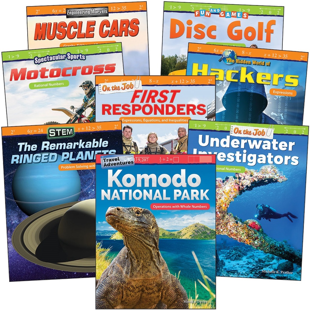 Operations & Algebraic Reasoning Grade 6: 8-Book Set