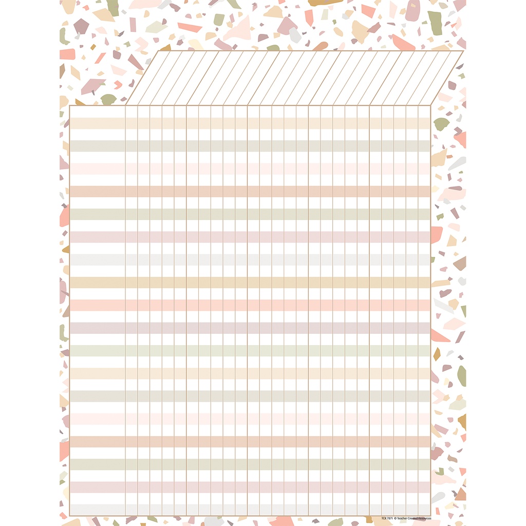 Terrazzo Tones Incentive Chart