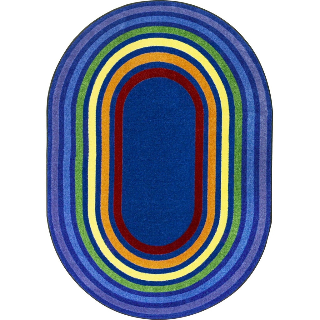 Rainbow Rings Area Rug