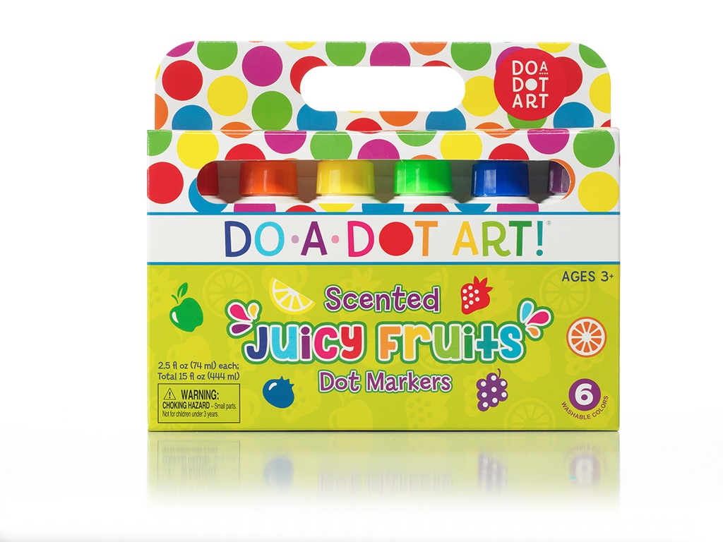 6ct Juicy Fruit Scented Do A Dot Paint Markers