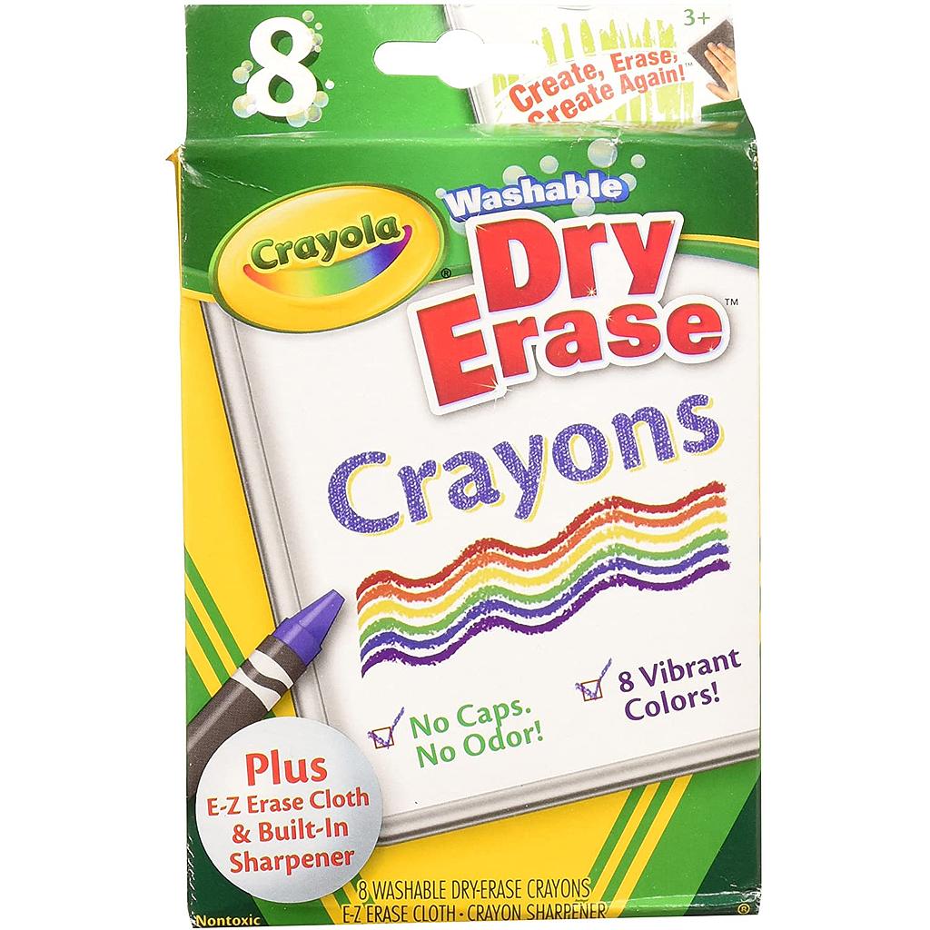 8ct Crayola Dry Erase Crayons