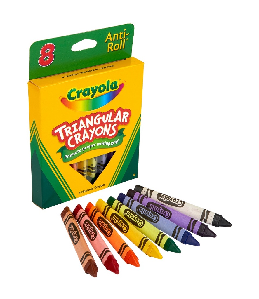 Crayola Crayons, Assorted, 8ct. - 1 Pkg