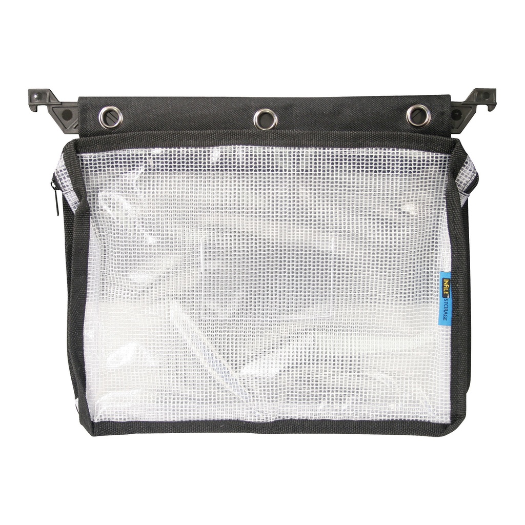 Clear Mesh Expanding Zipper Pouch