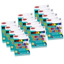 96 Washable Broad Tip Markers in 8 Assorted Colors