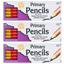 Red Primary Pencils with Erasers 36ct