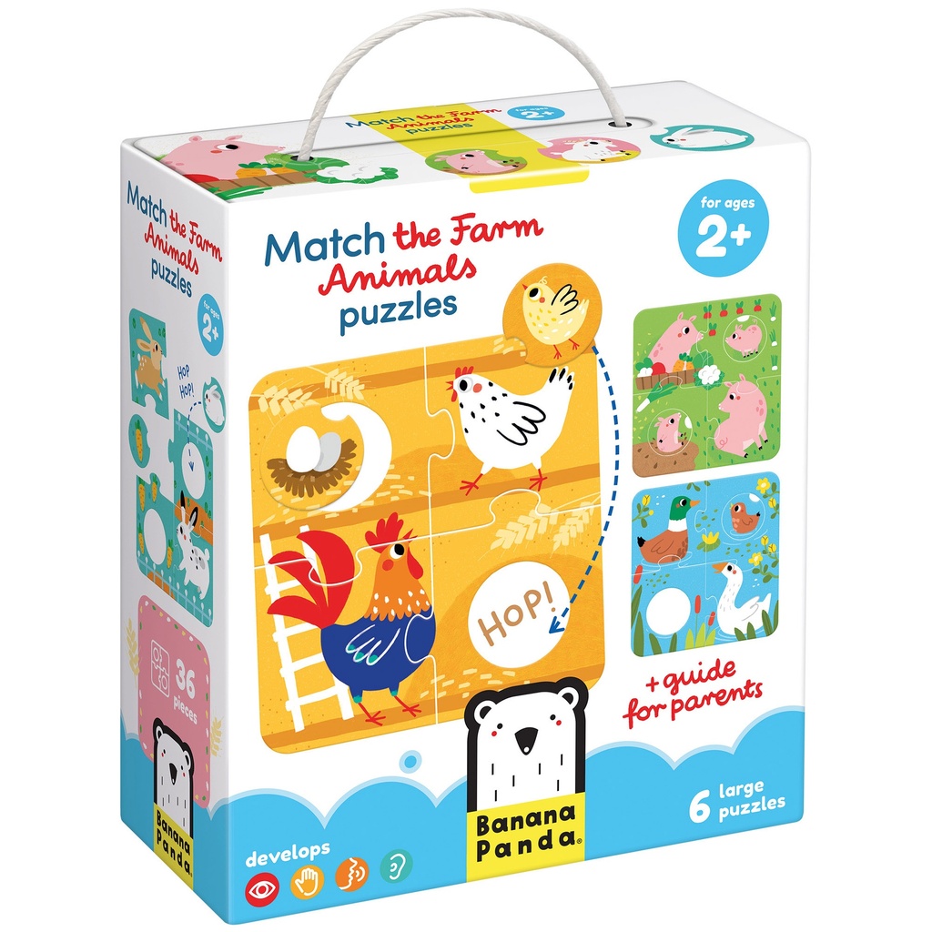 Match the Farm Animals Puzzles