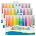 60 Washable Brush Markers in 20 Assorted Colors