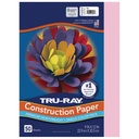 9x12 Pink Tru-Ray Construction Paper 50ct Pack