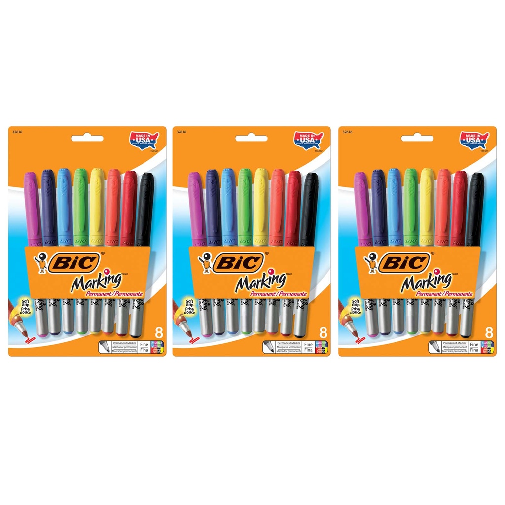 Intensity Fine Point Permanent Markers 24ct in 8 colors