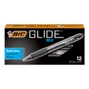 Glide™ Black Bold Point Retractable Ball Point Pens 12 Count