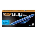 Glide™ Blue Bold Point Retractable Ball Point Pens 12 Count