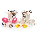 Wooden Farm Animals Set of 10