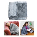 40" x 12" Sensory Weighted Dual Texture Shoulder Wrap for Kids 