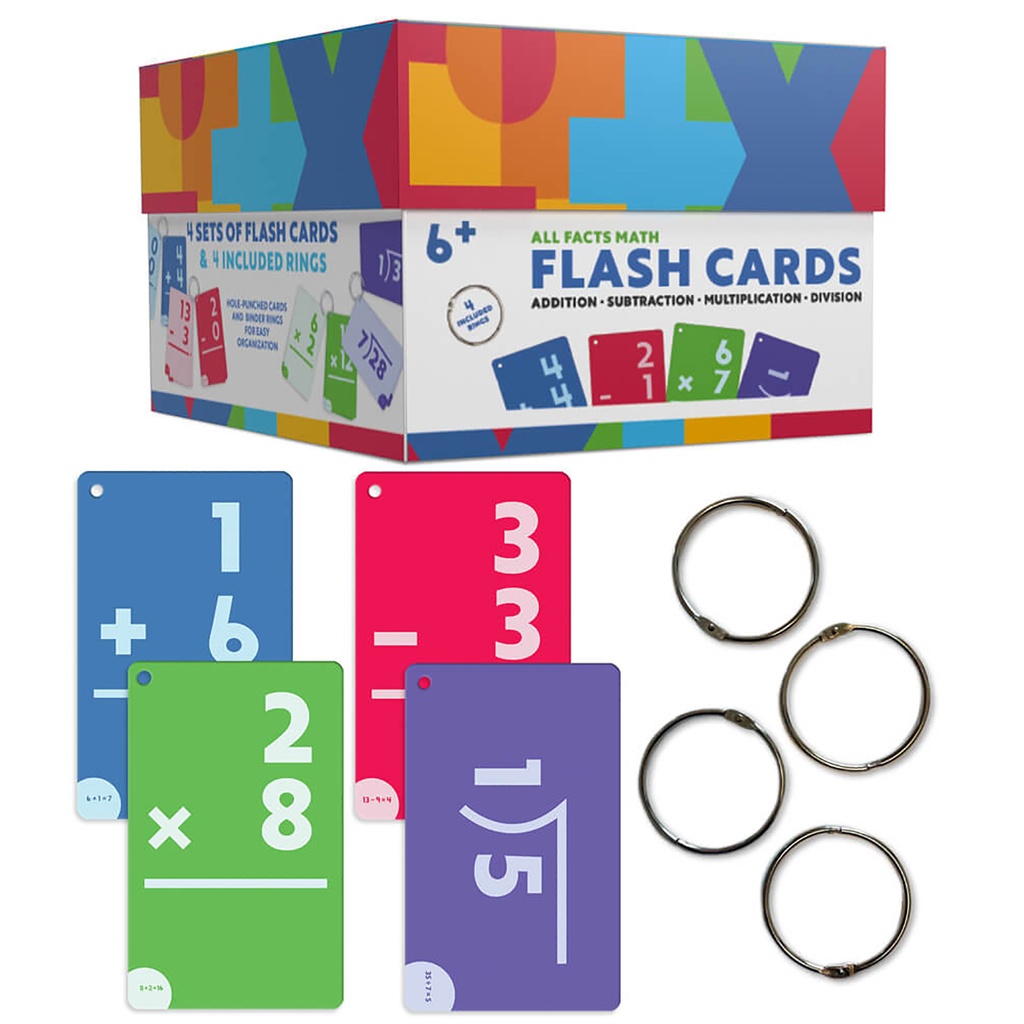 All Facts Math Flash Cards