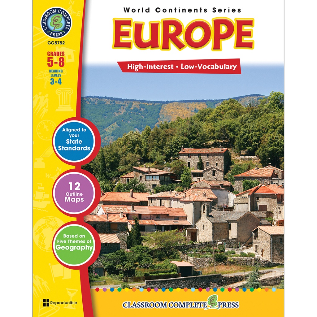 Europe Resource Book, Grade 5-8