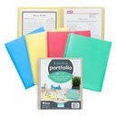 8-Pocket Spiral-Bound Poly Portfolios 6ct