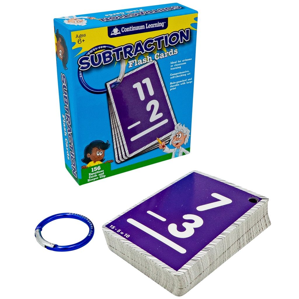 Subtraction Flash Cards