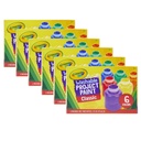 6 Classic Colors Washable Project Paints 2ct