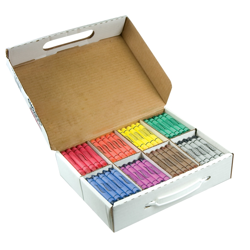 200 Count Master Pack Large Crayons in 8 Colors 