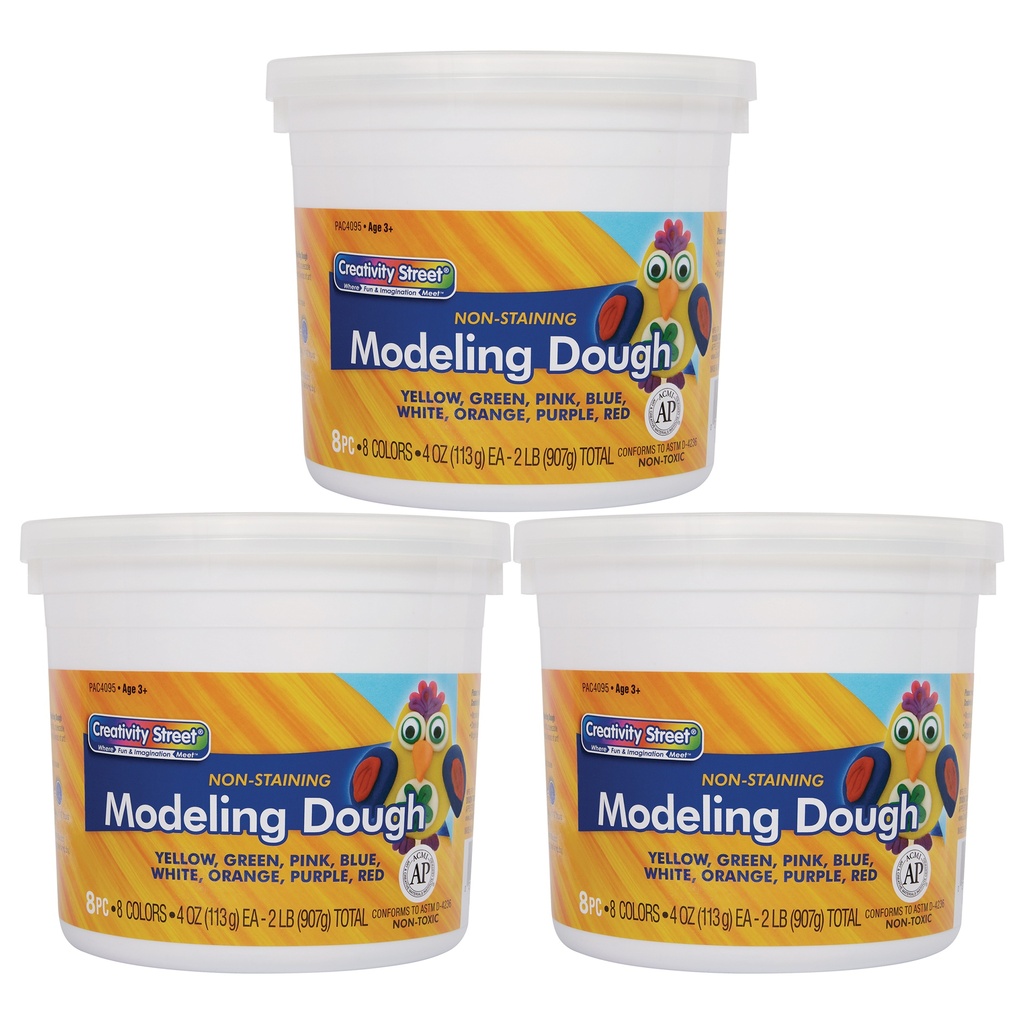 8 Assorted Colors Modeling Dough 6lbs