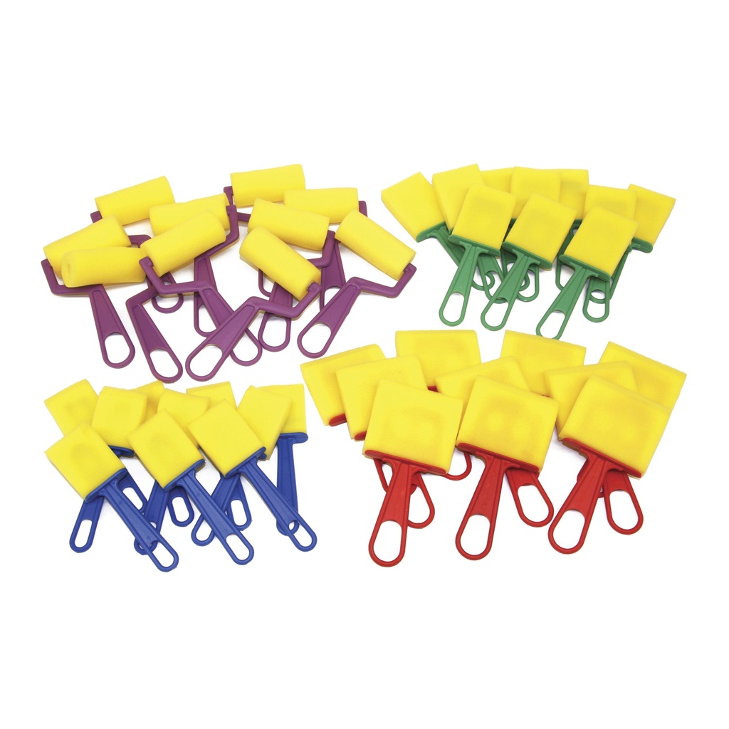 Foam Brush Classroom Pack 40 Pieces