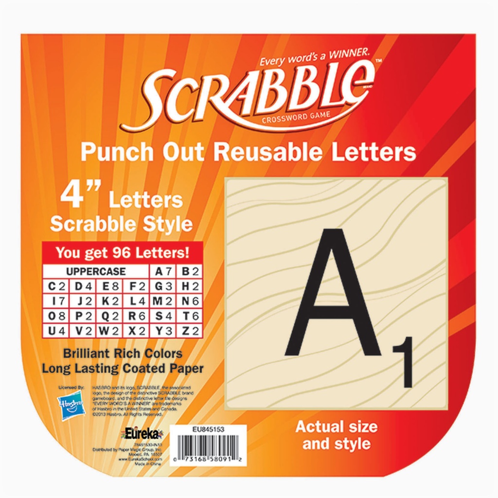 Scrabble™ Deco 4" Letters