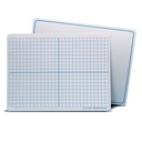 Two-Sided XY Axis/Plain 9" x 12" Magnetic Dry Erase Learning Mas Pack of 12