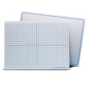 Two-Sided XY Axis/Plain 9" x 12" Magnetic Dry Erase Learning Mats Pack of 24