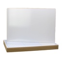 Two Sided 1/2" Graph 11" x 16 Dry Erase Boards Pack of 12