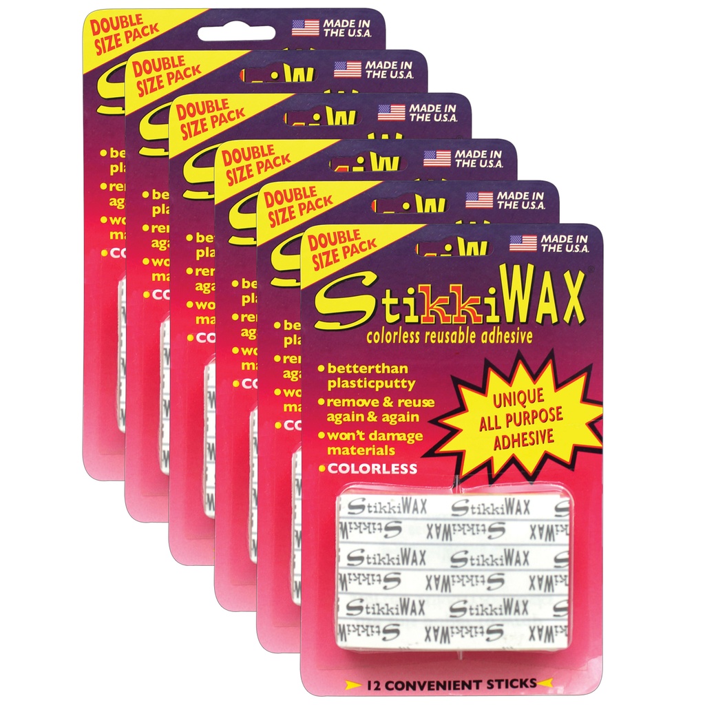 StikkiWAX™ Adhesive Sticks 72ct