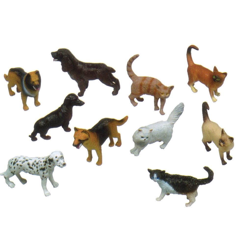 Pets Animal Playset Set of 10