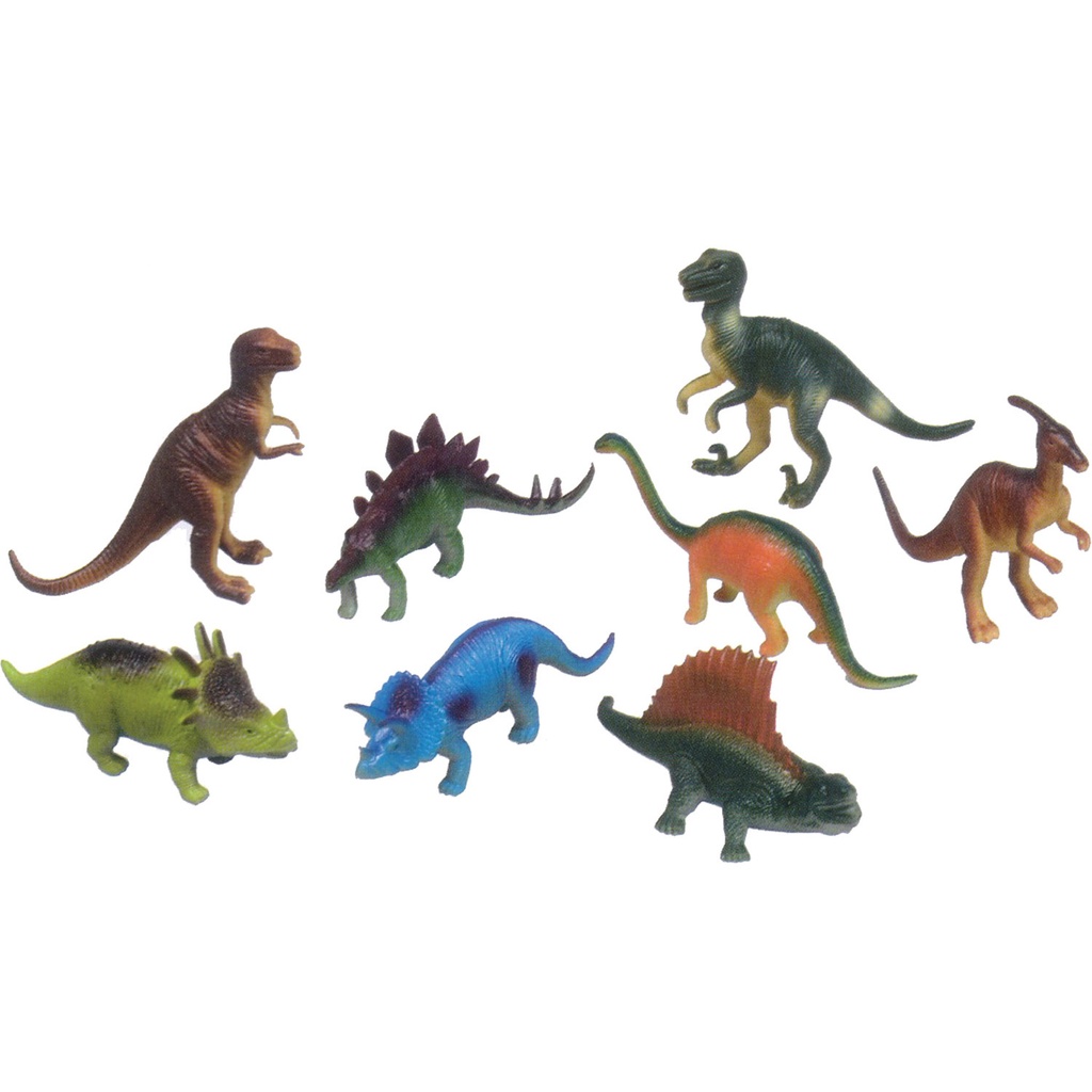 Dinosaurs Playset Set of 8